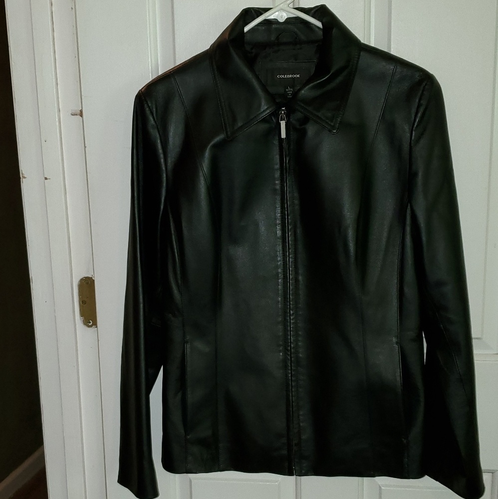💚 colebrook leather jacket
